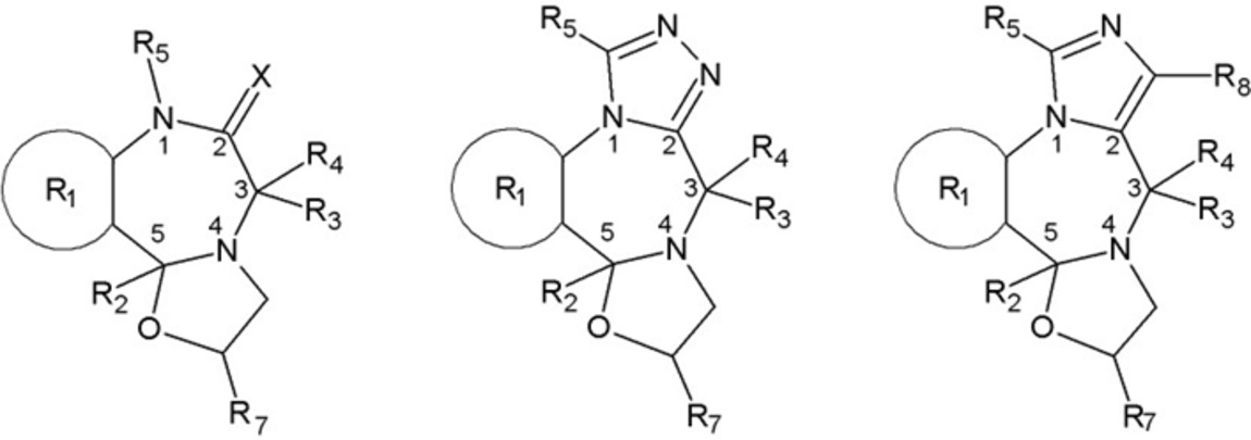 Chemische Verbindung Oxazolam-Abkömmlinge